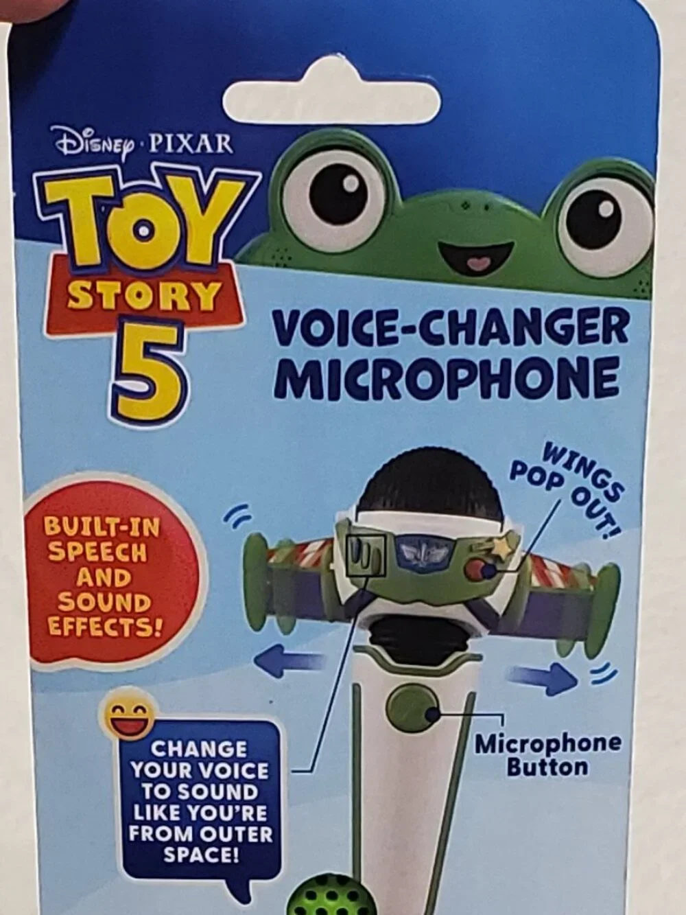 Toy Story 5 Voice Changing Microphone with Pop Out Wings!  Brand New! Great Gift